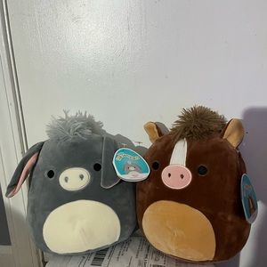 Jason and Brisby Squishmallows 8” NWT